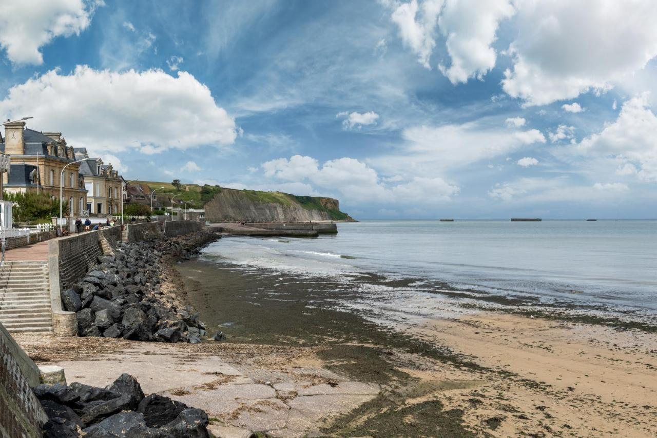 Appartement à 300m de la plage - Extérieur commun Asnelles Exterior foto